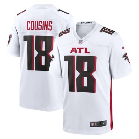 Men's Atlanta Falcons Kirk Cousins Nike White Game Player Jersey